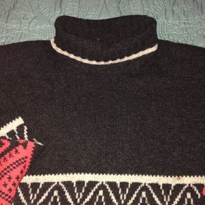 Sport 100% Lambswool Size 1X Gray Tunic Sweat-Excellent Condition